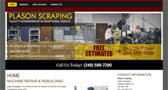 Desktop Screenshot of plasonscraping.com