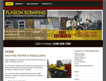 Tablet Screenshot of plasonscraping.com